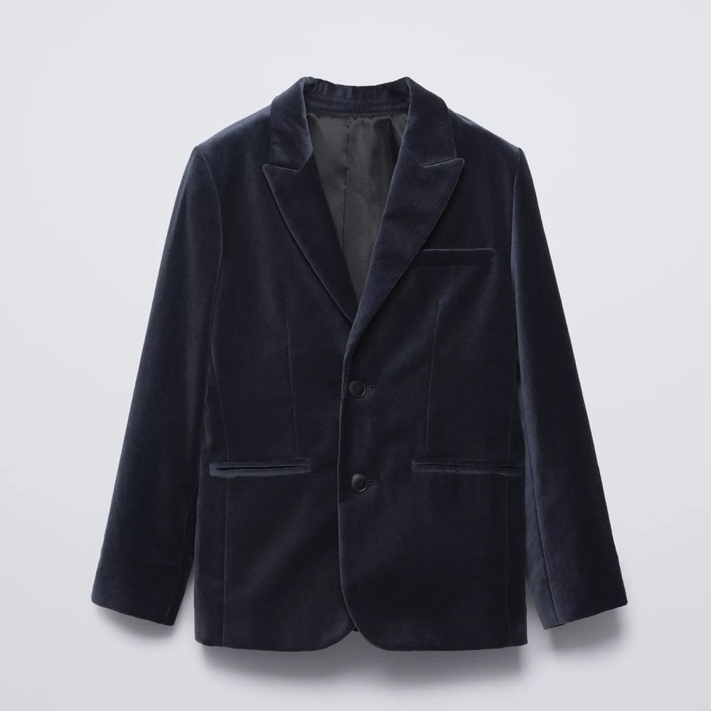 Zara Boys Velvet Blazer Size 6